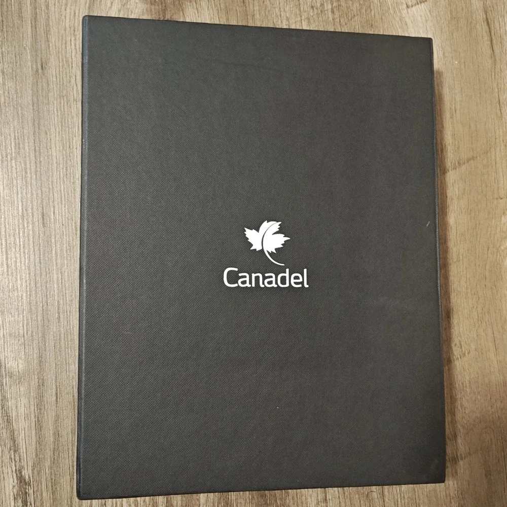 Canadel Cutting Board and Art of Dining Book Set OS Natural Wood Gift‎ Box